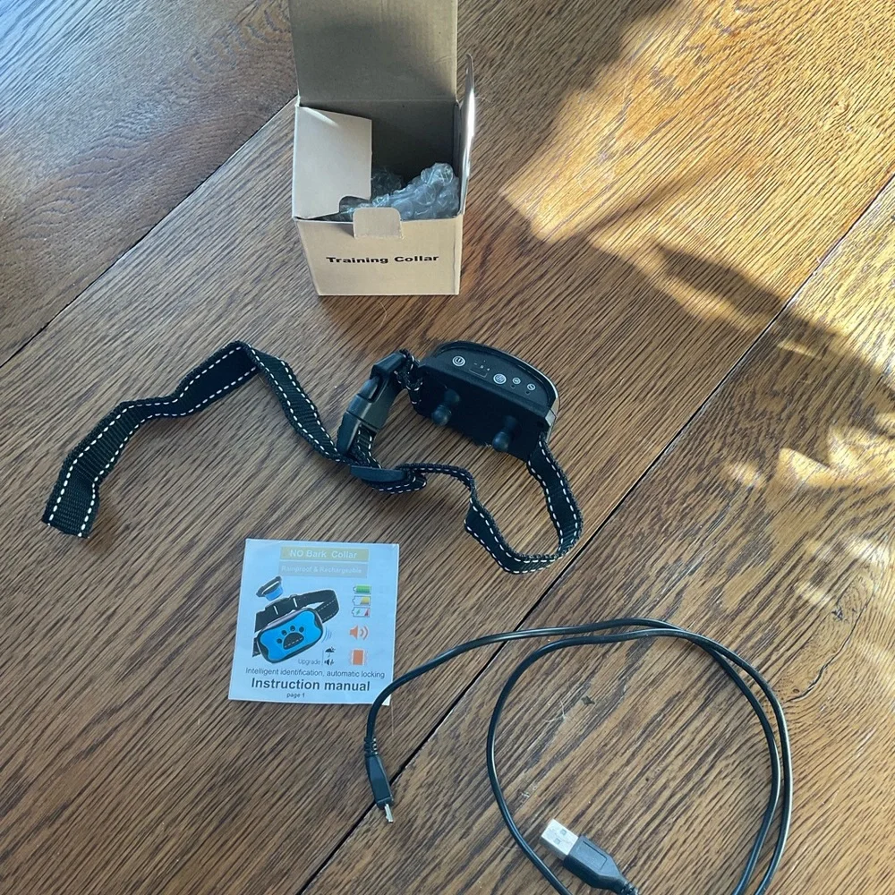 Dog Rechargeable Anti Bark Training Collar New